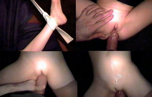 小萝莉被吊起来干